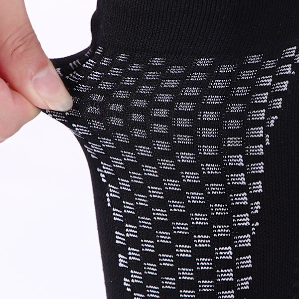 Mjuka Tjocka Bekväma Knästrumpor Vita Tre Par Stretchstrumpor