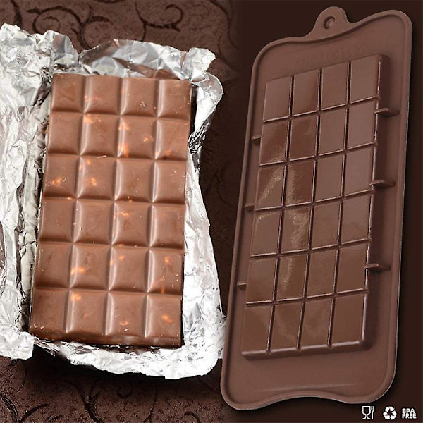Silikoneforme til Chokolade Sæt med 4