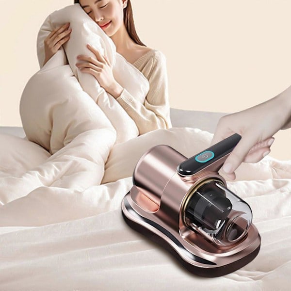 Støvsuger Madrassestøvsuger, Sengestøvsuger, Håndholdt Støvsuger For Seng, Madrass, Puter, Sofarengjøring Salg Rosegull Rose Gold Free Size_RY