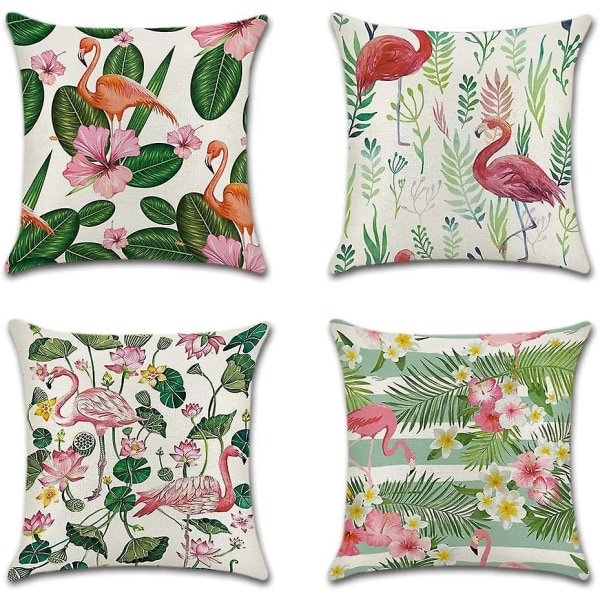 Sett med 2 putetrekk i polyesterstoff med striper, moderne, myk, glatt og komfortabel putetrekk for sofa, seng, sofa, barnerom, hage, 45x45cm, lys grå