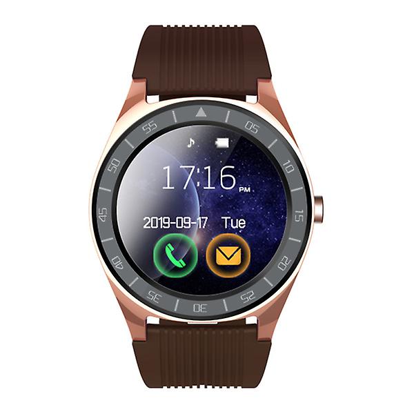 Intelligent Watch Rundskärm Watch Puls Sömnmätare Smart Watch (brun)Brun27 Brown 27*5cm