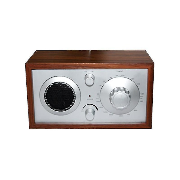 Allt-i-ett Musiksystem Med Digital FM-radio - Retro Trä Multifunktionell Radio - Valnöt