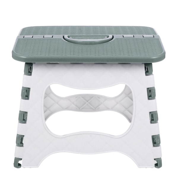 1 st fällbar pall i plast, hopfällbar pall för utomhus, bärbar fiskepall, grön 24X19.5X18 Green 24X19.5X18