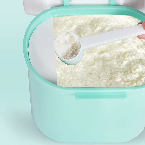 Mjölkpulverdispenser för Bebis, Bärbar Mjölkpulverbehållare för Bebis, Mjölkpulverförvaring Bärbar Mjölkpulverbehållare med Nivåmätare