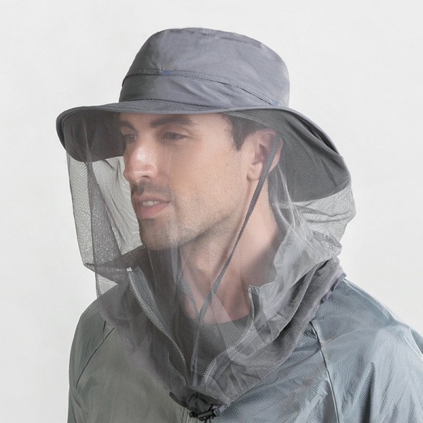 Hattansikte som täcker kostym Fly Hornet Insekt Bug Mosquito Mesh Cap