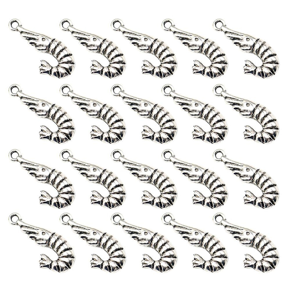 20 st Charmhållare Halsband Legering Bokstav Berlocker Legering Berlock Charm Bokstäver Koppling Berlocker Silver 2.7 * 1.3 * 0.44cm Silver 2.7*1.3*0.44cm