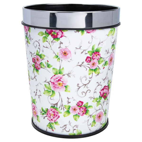 Retro Stil Papirkurv Multifunksjonell Oppbevaringsboks Praktisk Søppelholder Assorterte Farger 25,5x20,5cm Assorted Color 25.5x20.5cm