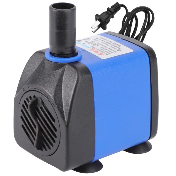1 stk 220v 8w 1,2 meter Løfte Vannpumpe Minisize Vannpumpe For Fiskedam For Ismaskin (svart)Black6 Black 6X4CM