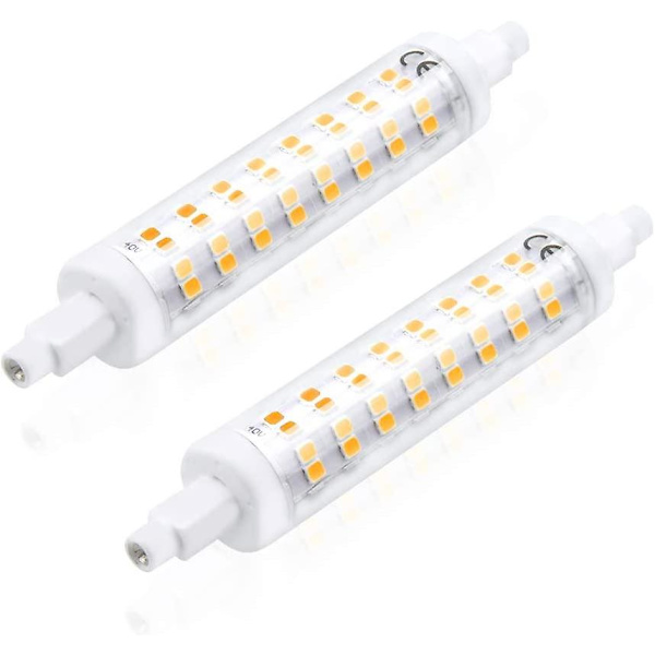10W Dimbar R7s 118mm LED-pennalampa Kylvitt 6000K AC200-240V LED-linjär spotlight motsvarande 48 50 80W halogenlampa för vardagsrum