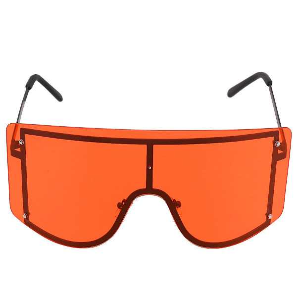 1 Pari Muodikkaita Aurinkolaseja Kesä Ulkoilu Aurinkolasit Luovat Ranta Varjot Silmälasit Vaatteet De Orange 16X13CM