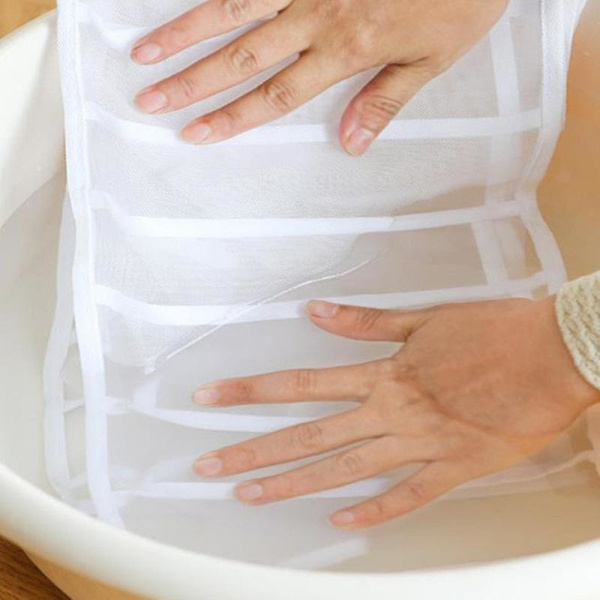 2 st Rengörings- och Hygieniska Jeansfackförvaringslådor Garderob Klädbyrå Nätpartition Byxpartition Hushållsförvaring 11-rutnät strumplåda Vit 11 grid sock box White