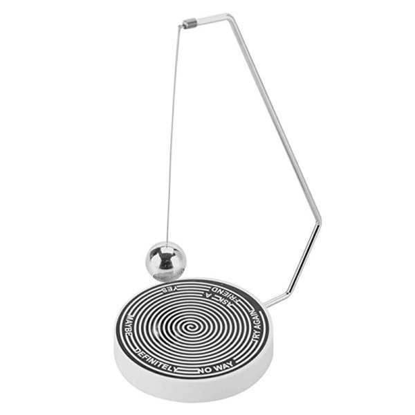 Magnetisk Beslutstaker Roterende Kule for Skrivebordsdekorasjon (Svart og Hvit)