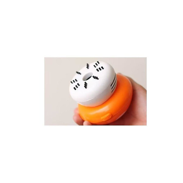Mini Sød Bordstøvsuger, Svampeformet Ny Bærbar Hjørnebordsstøvsuger Mini Sød Støvsuger Fejemaskine (1 stk, Orange)