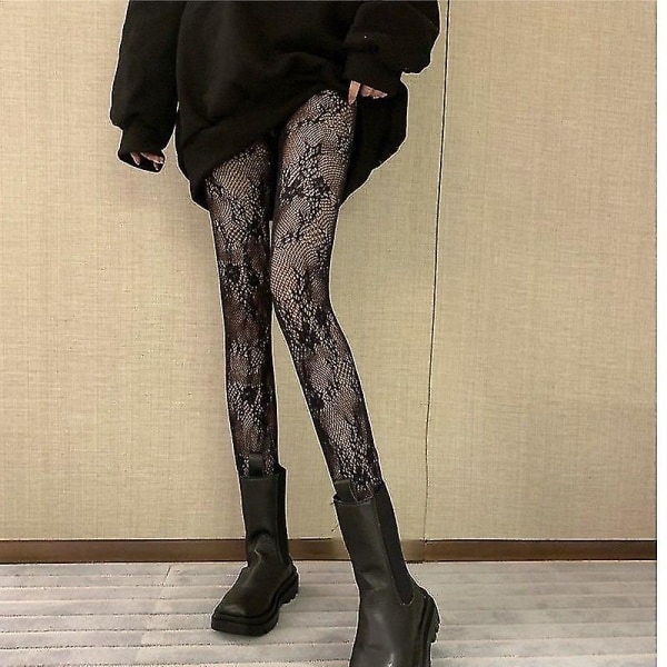 Dam Lace Silk Strumpor Tights Tunna Personliga Mångsidiga Strumpor Stil 05 Style 05