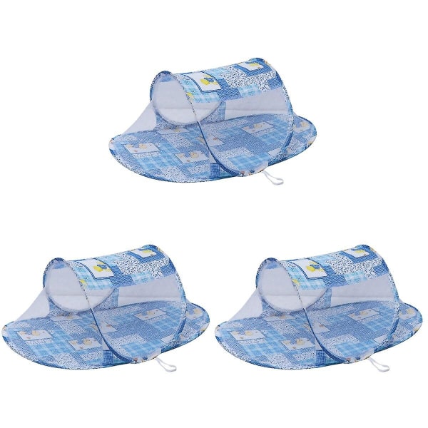 3st Instant Portable Up Myggnät Andas Baby Strandlektält3st110x63x38cm 3pcs 110x63x38cm