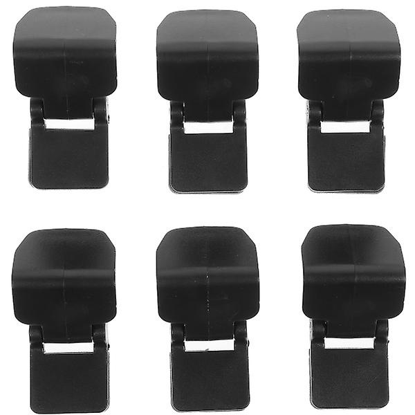 6 kpl Amphibia Akvaariokansi Pakoestettävä Verkko Kiinnike Akvaariokansi Kiinnikkeet Matelijan Tankki Verkko Kiinnike Tu Black 5X3X2.5CM