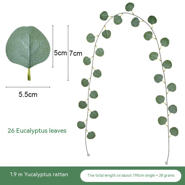 Artikel 5 Plastik Simuleret Rattanplante, Simuleret Rattanplante, Reptil til Akvarium Fisketank Andre