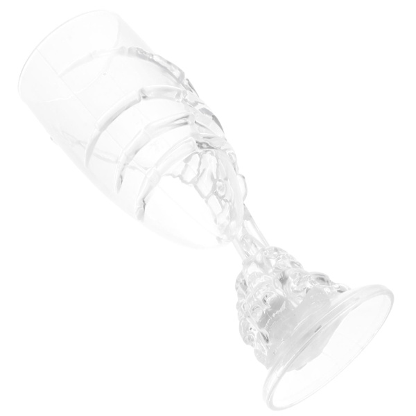 Tumbler Straw Skull Goblet Ossuary Vin Glas Steampunk Goblet Cocktail Glas Dekorativ Goblet Halloween Plastik Goblet