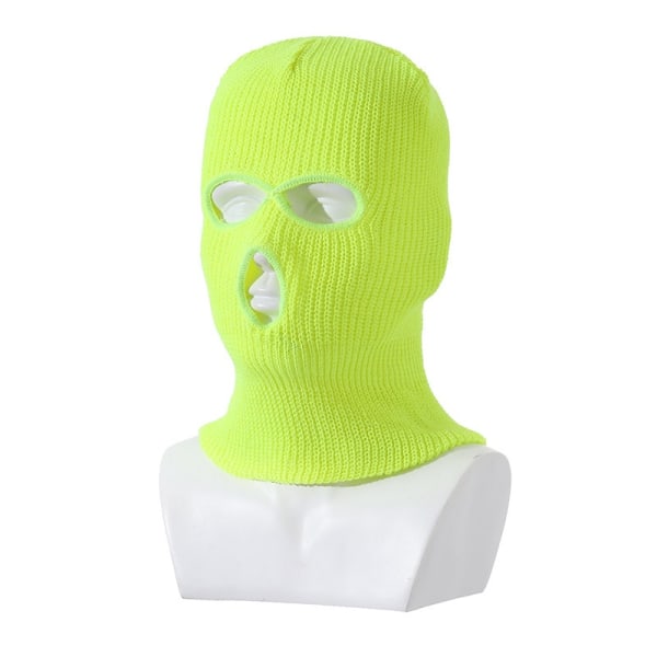 2-pack Hålvirkad Full Face Skidmask Vinter Ansiktsöverdrag för Utomhussporter - AcademyFits Kvalitet Full Face Stickad Skidmask Unisex