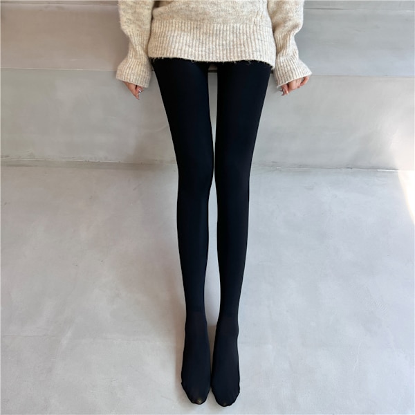 Rento Velvet-legginsit Naisille - Voiteisen Pehmeät Lämpimät Talvi-Jooga-housut Black A S(40-73kg)
