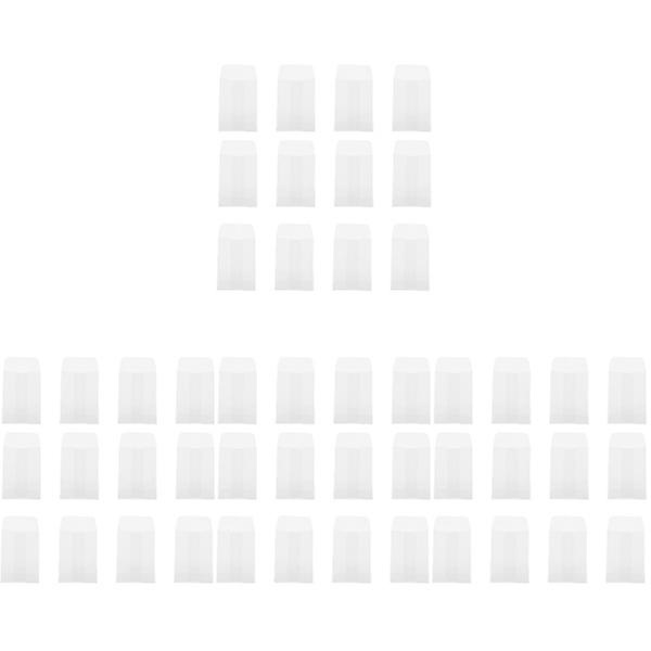 250 stk. Kuvert Emballageposer Små Dele Mønt Hangtag Papirposer 200 stk 9,5X5,5X0,2CM 200 pcs 9.5X5.5X0.2CM