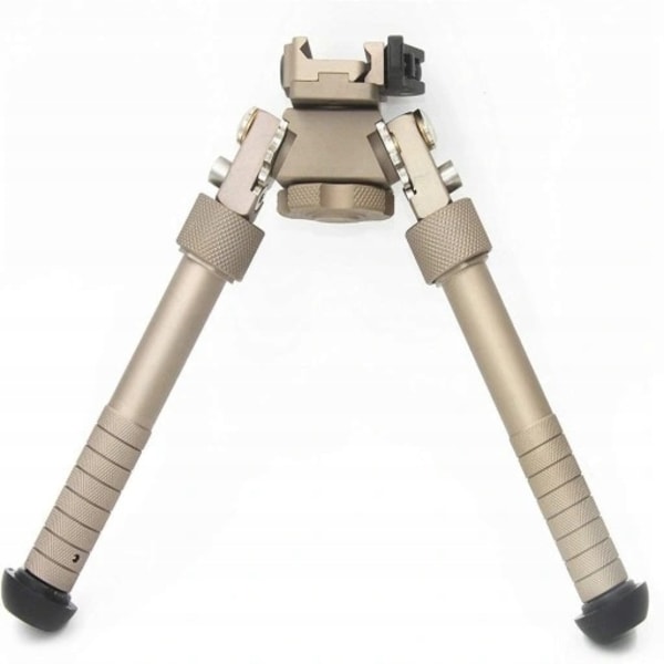 360 Graders Rotation V8 Metal Taktisk Tripod Tilbageklappelig To-Benet Kamera Mount Bipod