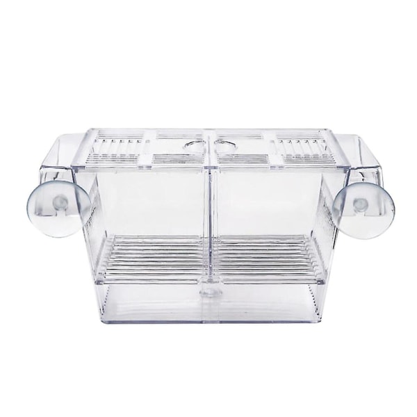 1 kpl Läpinäkyvä Akvaariokalan Kasvatuslaatikko Käytännöllinen Kalan Inkubaatioastia Läpinäkyvä Väri 22x10 Transparent Color 22x10cm