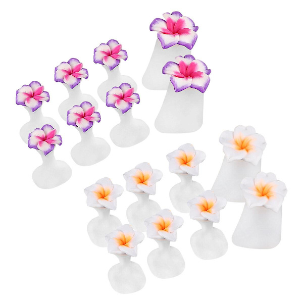 2 Set Silikon Nagelseparatorer Tåseparatorer För Män Kvinnor Lila 3x2cm Purple 3x2cm