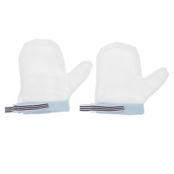 1 par Baby Stop tumsugande handskar anti-scratch spädbarnshandskar Anti-sughandskar Vita12x7,5x0 White 12x7.5x0.5cm