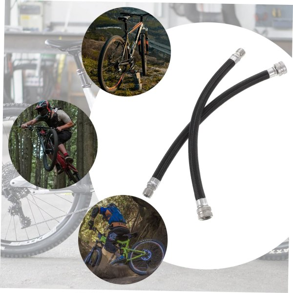 Toddmomy Bikes Pyörän Rengas Pumppu Ilmapumppu Pyörä 2kpl Pyörän Rengas Pumpun Laajennusletku Venttiilin Varren Laajennukset Pyörän Pumpun Letku Polkupyörän P
