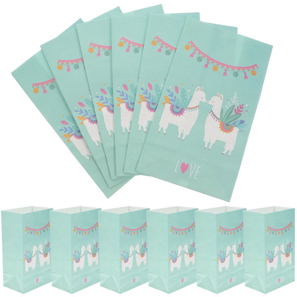 12 stk. Party Papirposer Slik Papirposer Tegneserie Papirposer Gaveposer Kraftpapirposer 12 stk 12pcs