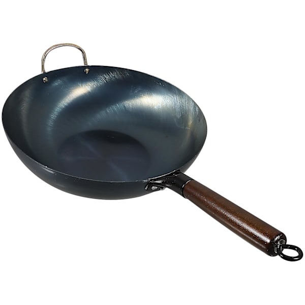 Køkken Kogepande Flad Bundpande Jernpande Non-stick Pan Køkken Tyk Wok 32X8CM 32X8CM