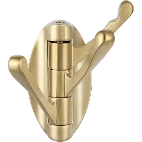 /Ryi/ Håndklædeholder Børstet Guld, Metal Foldbar Svingbar Håndklædeholder, Badeværelse Knagerække, Hjem RV Organizer, Skruemontering