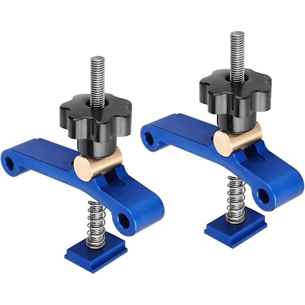 T-spårklämma 2-pack, T-spårklämma Snabbverkande Metallklämma Set för Träbearbetning på Spår (5)