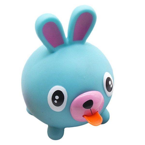 Hvalpe Tyggelegetøj Dyr Squishes Legetøj Legetøj Voksen Kawaii Fidgets Dyr Lyd Legetøj Stressaflastende Legetøj Blå 10x9cm Blue 10x9cm