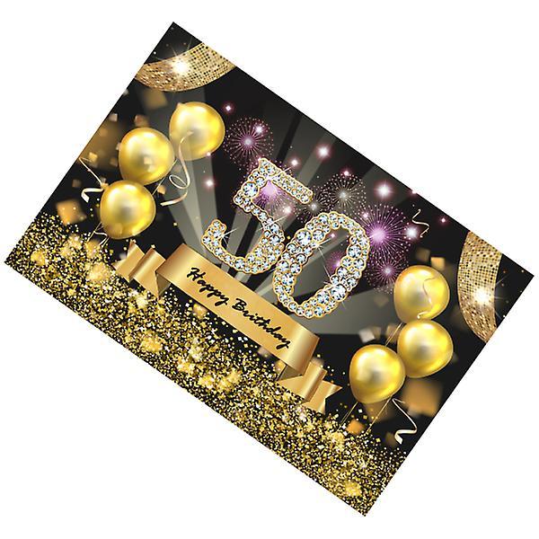 Ballongtrykt Bakgrunnsduk Mote Diamant 30 Foto Prop Fototaking Verktøy For Bursdag 50 Years 210*150cm