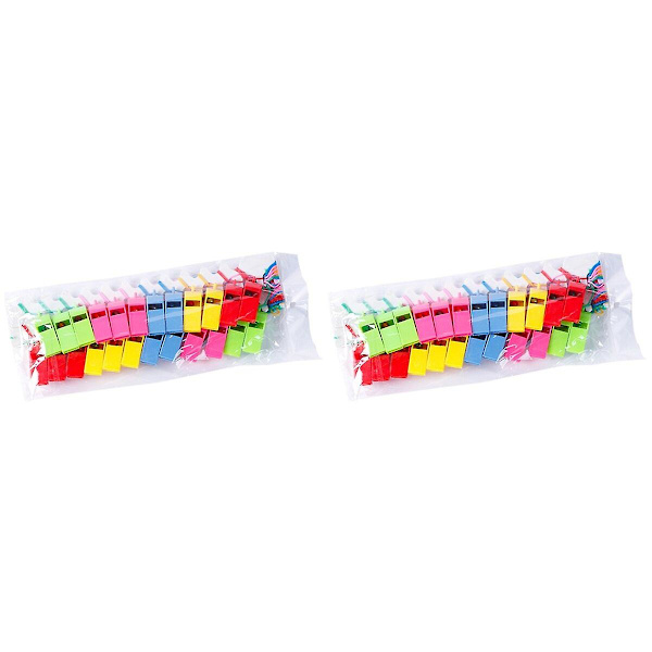 48 kpl Värikkäitä Pilliä Urheilukilpailuihin Kannustamiseen Monitoimipilli Tuomarin Pilli 48 kpl 4. 48 pcs 4.5X2.3CM
