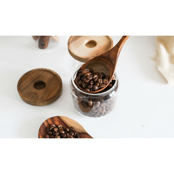 6-Piece Acacia Wood Kitchen Utensil Set, Scratch Resistant and Heat Resistant