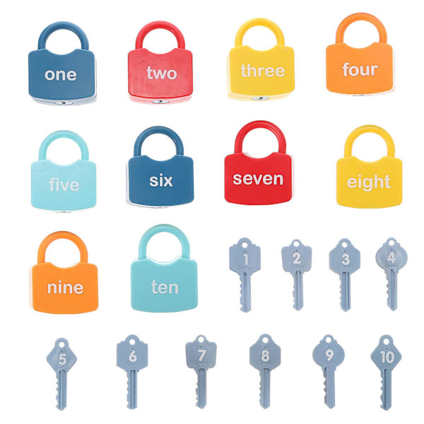 Lelut Taaperoille Numeroiden Sovituslukko Lapset Iq Lelut Koulutus Aakkoslukko Numeroiden Lajittelulelu Sekalaiset Assorted Color 8x6.5x2.8cm