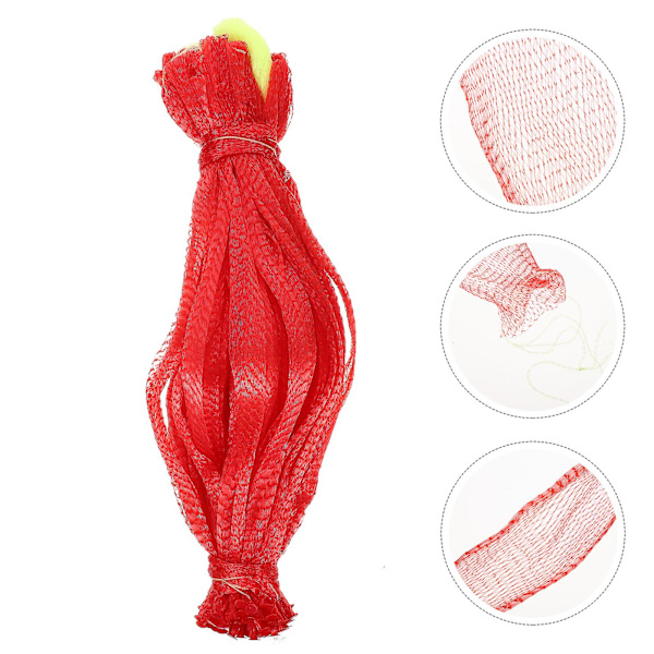 100 st Nätförvaringsväskor Nylon Fruktväskor Nätlökväskor Producera Nätväskor Röd 45X1.3X0.4CM Red 45X1.3X0.4CM