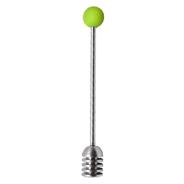 Removable stirring rod Widely used in stainless steel Reusable compact honey stick server for home, green