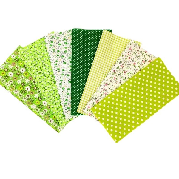 35 stk Bomullsstoff Quilting Stoffpakke Patchwork Fat Quarter Pakker DIY Lagingsforsyninger (25x25)