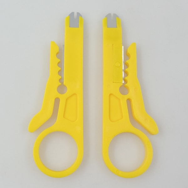 10 stk Mini Økonomisk Nettverkskabelkutter Nettverkskabelkutter Bærbar Slagstansverktøy for Nettverksdatakabel, RJ45/CAT5/CAT6, Kabel