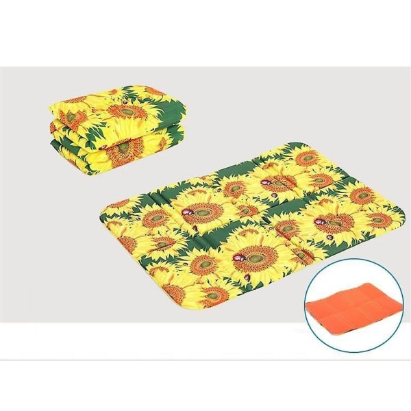 Kokoontaittuva matto kannettava puutarhapiknik-matto telttamatto (1kpl, keltainen)