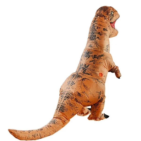 Unik blæser original farve til voksne 150 - 190 cm fancy kjole oppustelig dinosaur kostume Halloween alle lejligheder *Voksen og børn Si