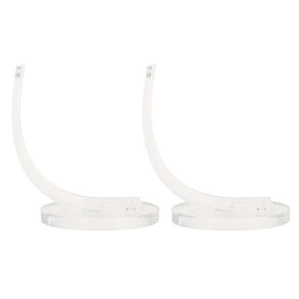 2 stk Makeup Opbevaringsorganisatorboks Akryl Penholder Akryl Display Stativ Pen Opbevaringsstativ Pen Ho transparent 9x7cm