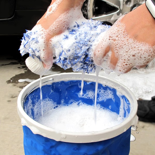 Premium biltvättshandske i absorberande mikrofibrer - bil- och fälgtvättshandske för oklanderlig rengöring och bilförberedelser - tusentals entusiastiska kunder