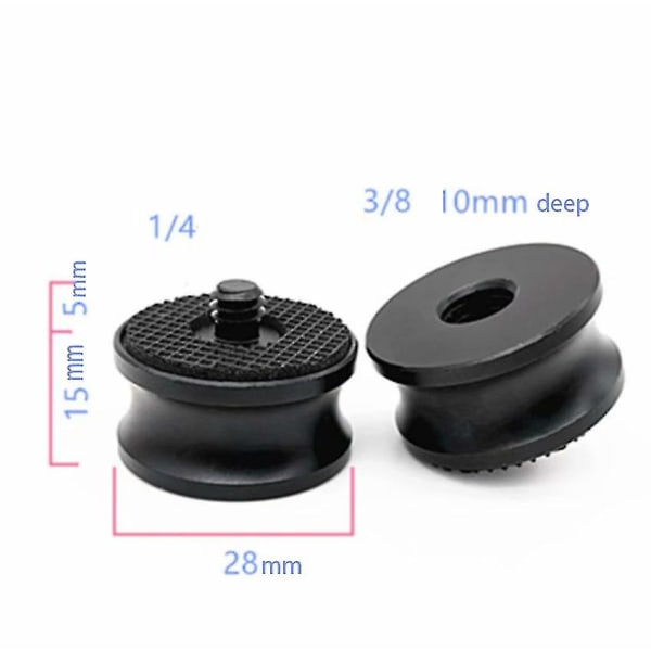 Stativhuvud Adapter Skruv - hona 3/8 till hane 1/4 Adapter