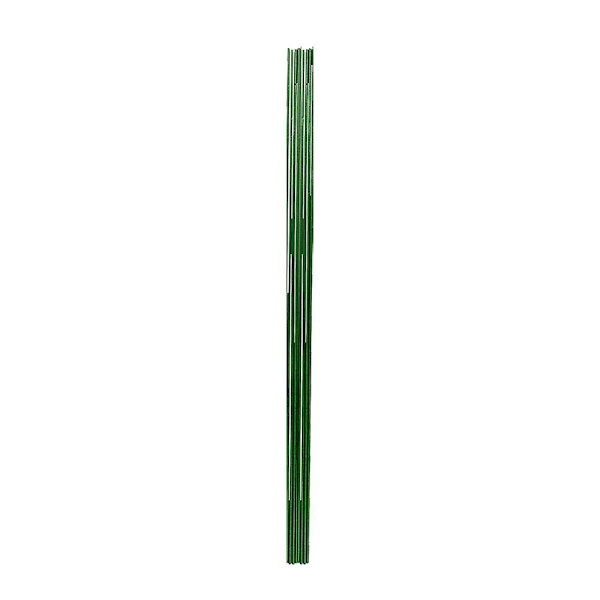 200 stk 40 cm Kunstige Blomster Jern Tråd Stilk Håndlaget Simulering Blomsteroppsats Forbruksvarer For DIY Green 40cm