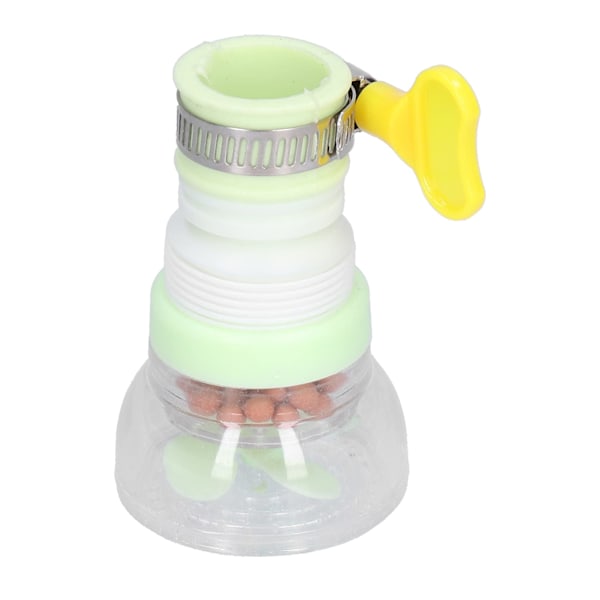 360 ° roterande kranmunstycksvattenfilter 3PCS filterspray kran vattenbesparande enhet trycksduschkran